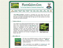 Tablet Screenshot of plantsgalore.com